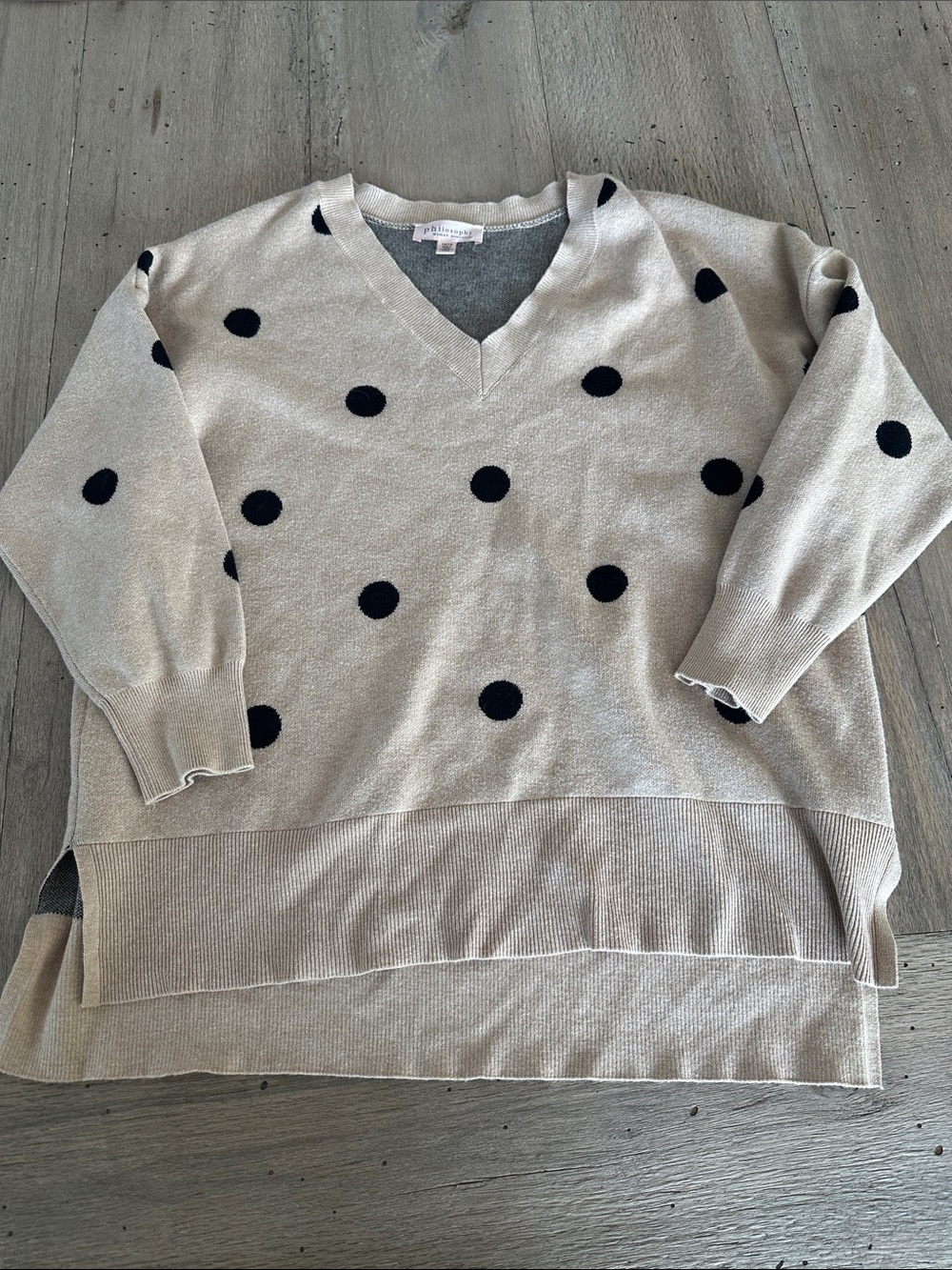 Philosophy Polka Dot Sweater